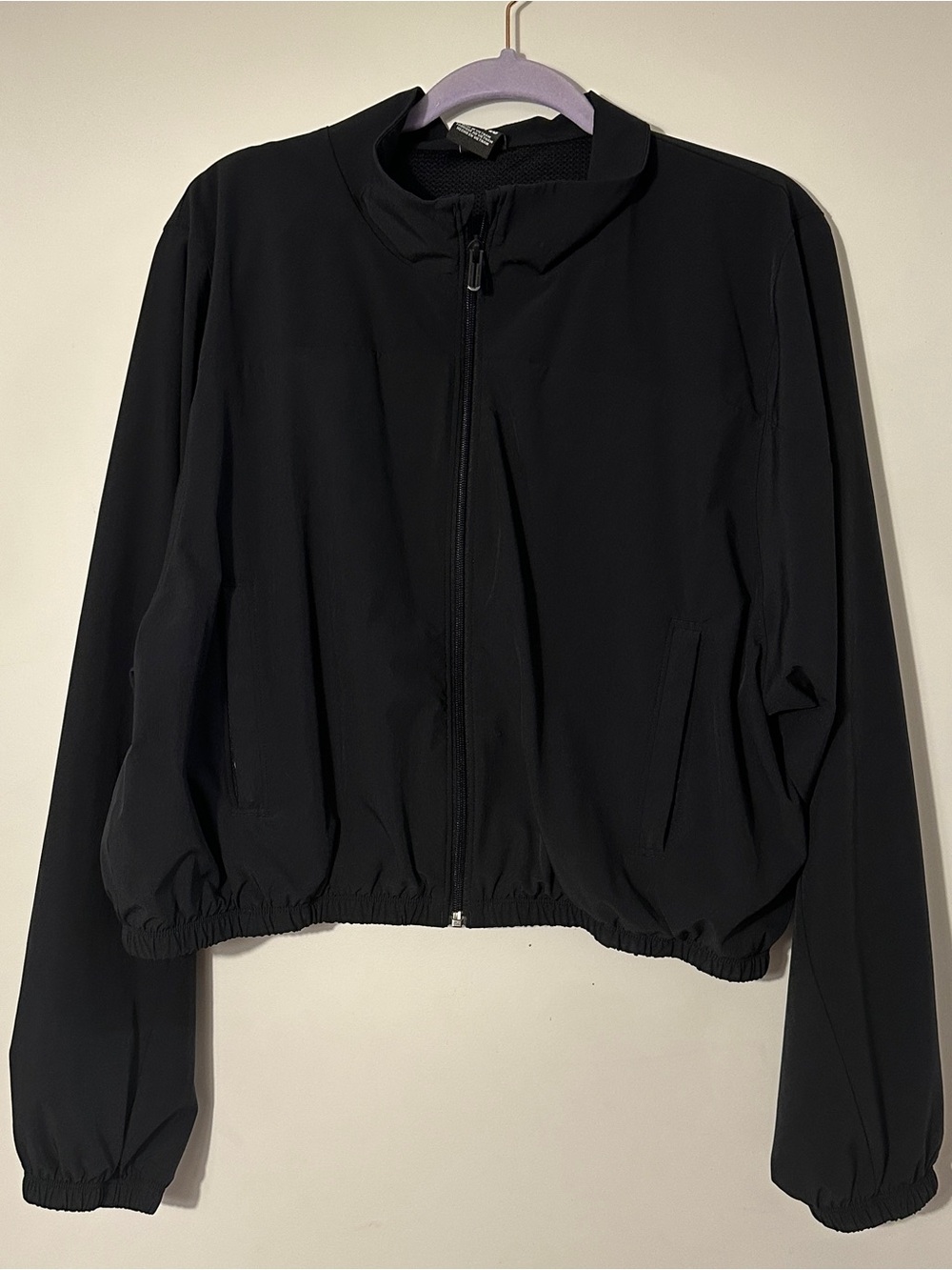 Under Armour Women’s Black Full Zip Woven Athletic Jacket Size XL Lightweight